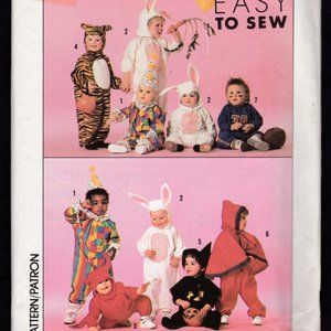1989 Simplicity Child's Pattern Sz 1-4 #9331 Uncut - costumes